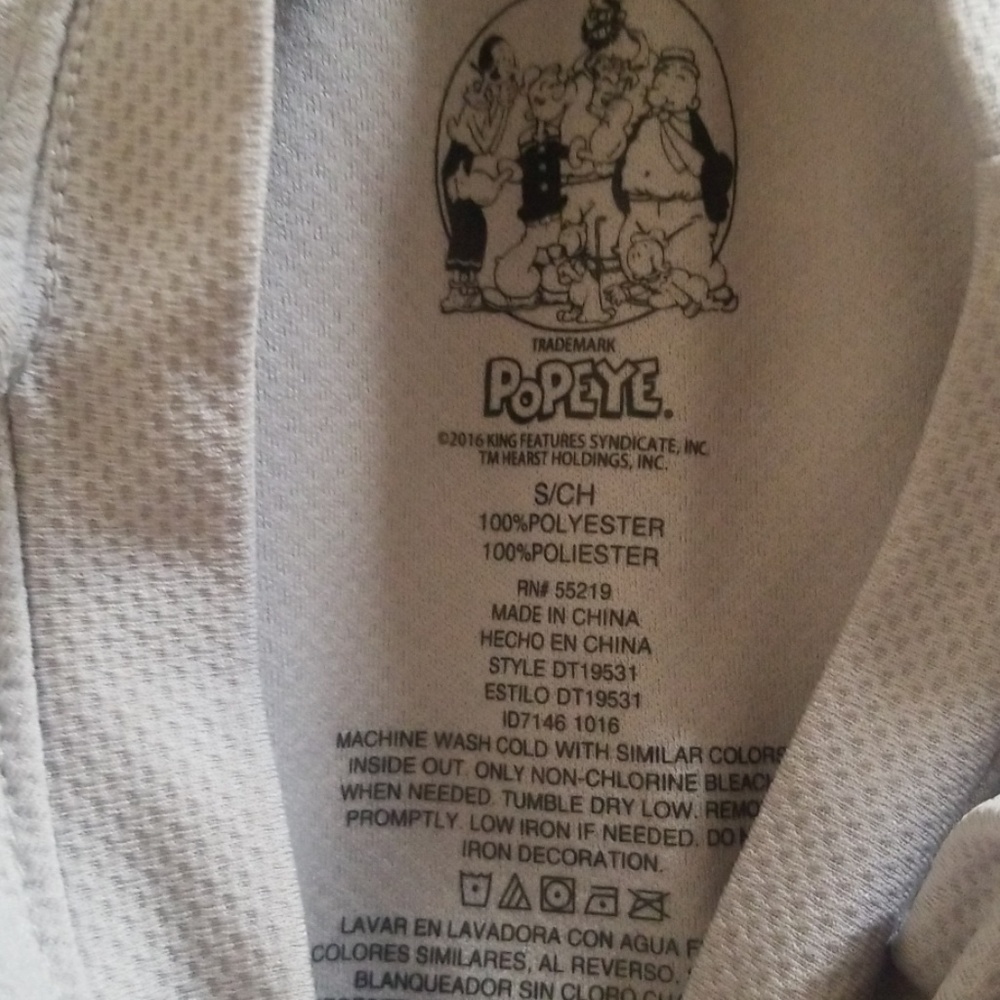 Popeyes women's jersey shirt - Picture 3 of 3